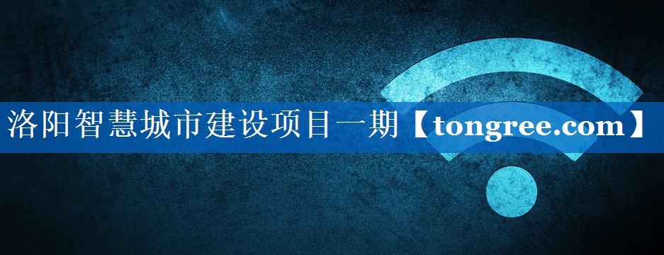 洛阳智慧城市建设项目一期